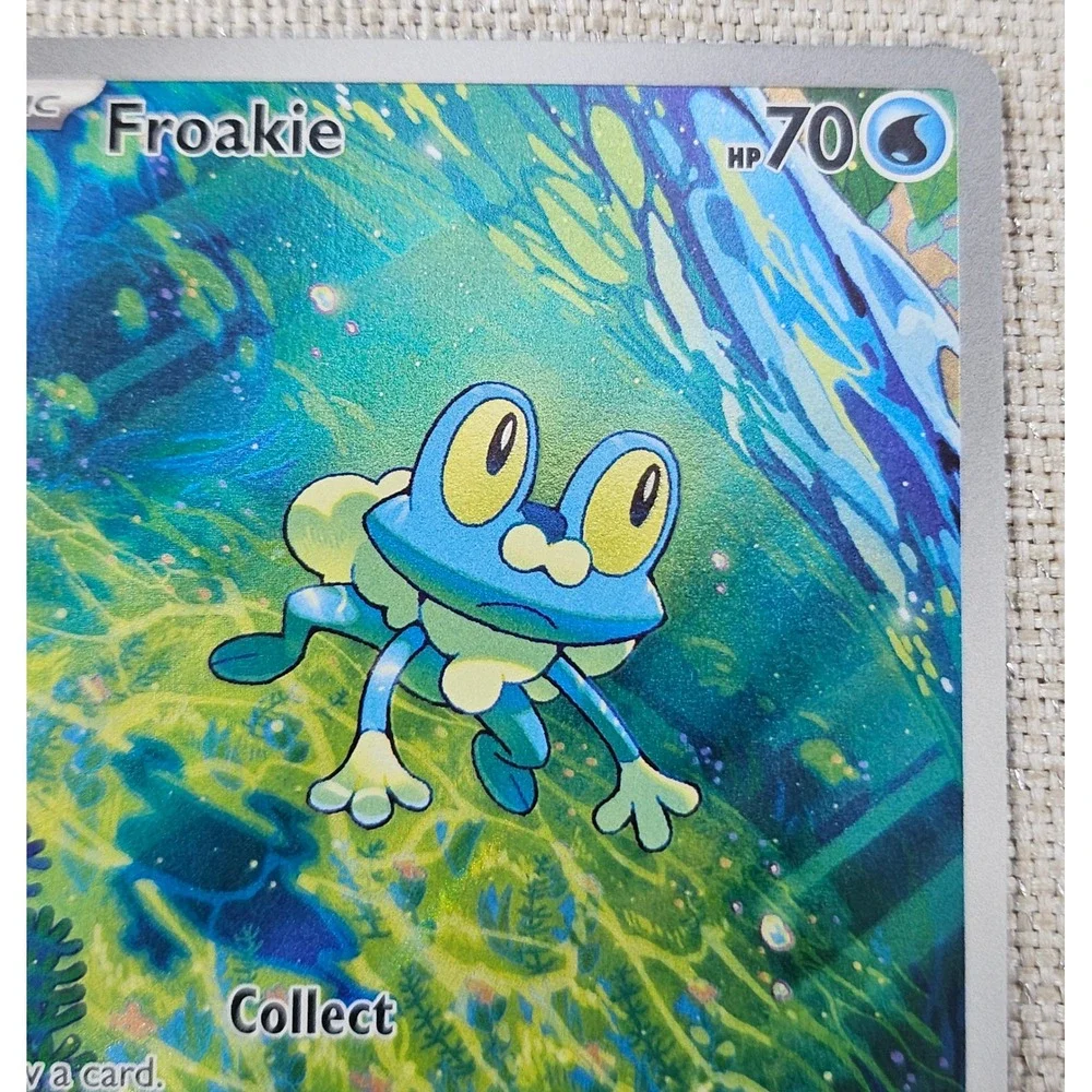 Pokemon Froakie 088/086 Shrouded Fable Illustration Rare Full Art Holo Card NM